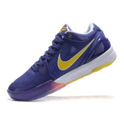 Nike Erkek Kobe 4 Mor / Metal Altın Basketbol Ayakkabısı Türkiye - 55QJC45W